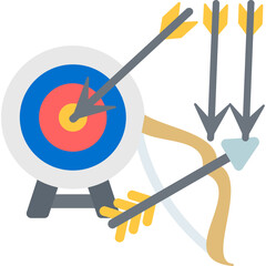 Dartboard Icon � Target, Darts Game, Archery Symbol