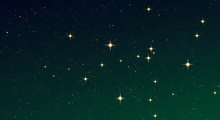 Fototapeta premium Celestial Dust and Golden Gleam