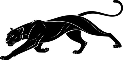 Prowling Panther Silhouette
