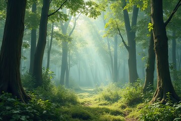Obraz premium Magical Woodland View