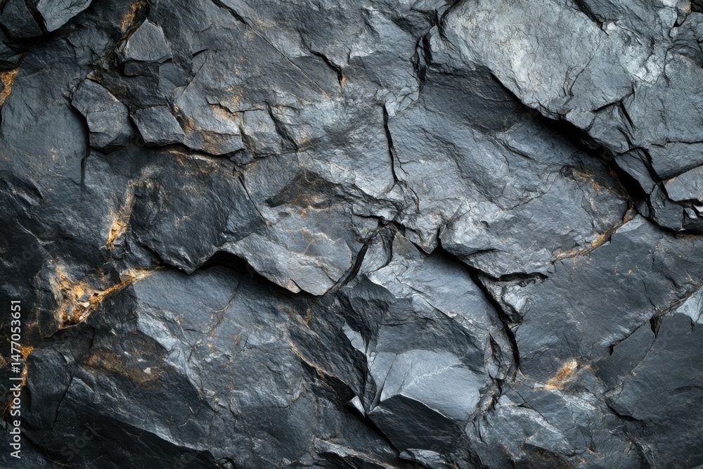 Poster dark rock formation close up abstract texture background geology concept top down view nature patter