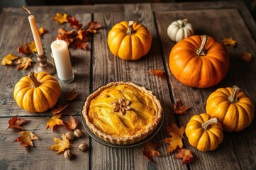 Cozy Thanksgiving Table Setting