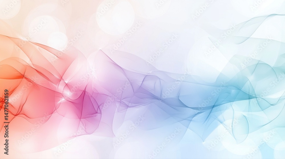 Aufkleber abstract colorful wave and light background abstract background wave colorful light fluid smoke soft