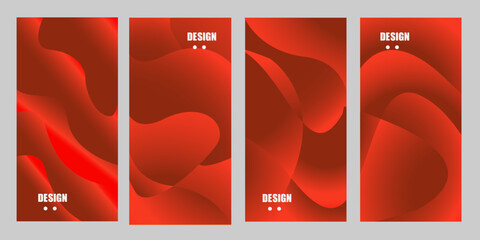 Fototapeta premium Vector colorful abstract fluid gradient pattern background,suitable for cover, poster, website, business brochure, flyer, design vertical template, cover presentation, background, wallpaper 