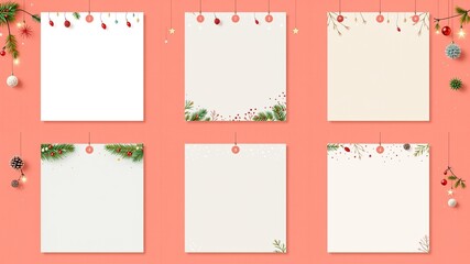 Holiday Advent Calendar Design Templates