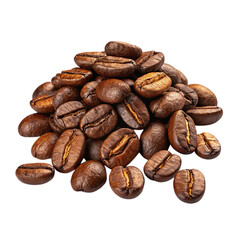 Obraz premium Roasted Coffee Beans Transparent PNG