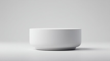 single minimalist object stands isolated on white background emphasizing simplicity and form