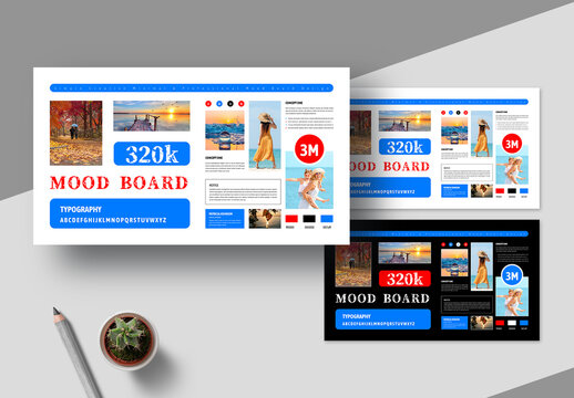 Creative Mood Board Layout
