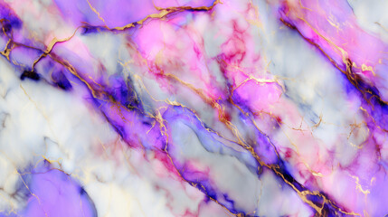 Elegant marble pattern with vibrant colors and metallic lines