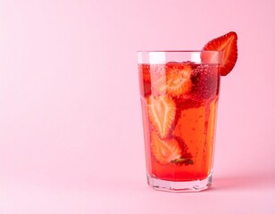 いちごソーダとピンクのときめき