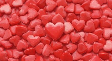 Obraz premium Crimson Heartfield