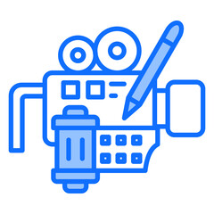 Fototapeta premium Film Editor Icon