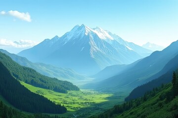 Obraz premium Mountainous Beauty