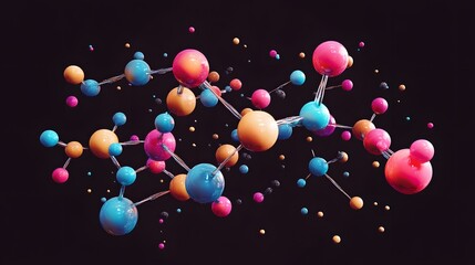 Molecular typography designing fonts with atom-like structure