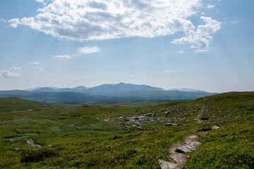 Alpine mountain landscape
