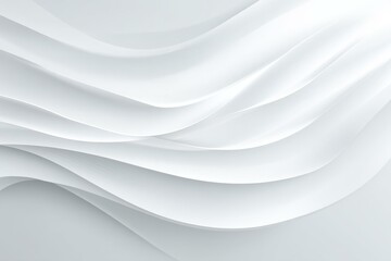 Abstract White Wave Design Background