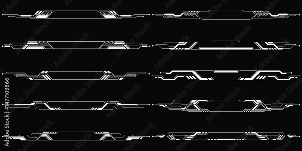 Poster sci-fi futuristic hud dashboard display virtual reality technology screen. user interface set. stati