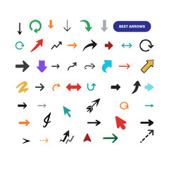 Trendy Arrow Collection – Vector Design Elements ,