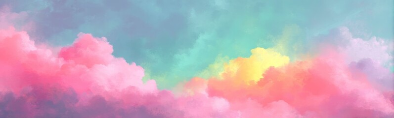 Colorful Dreamlike Cloudscape
