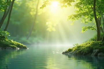 Naklejka premium Nature-Inspired Stress Reduction