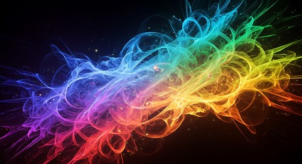 Obraz premium Chromatic Combustion