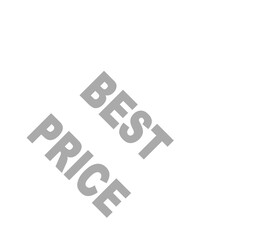 best price tag icon white