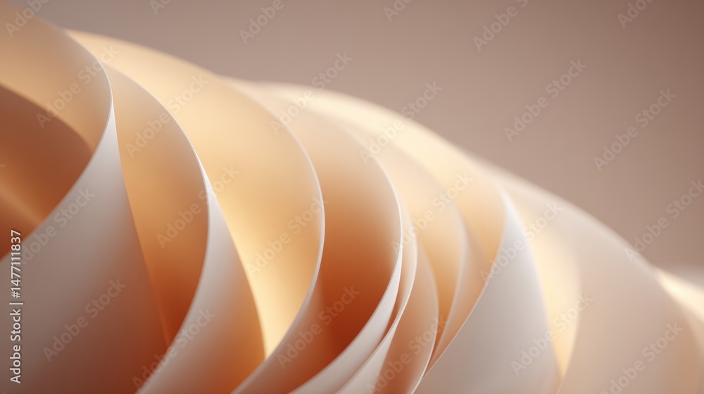 Poster close-up of dynamic lines forming abstract geometric shapes