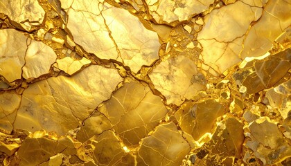 Pure Golden Stones Texture Background..