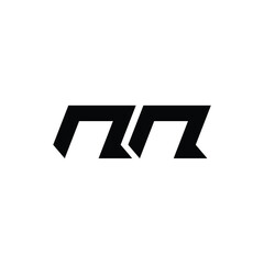 NN monogram logo design letter text name symbol monochrome logotype alphabet character simple logo