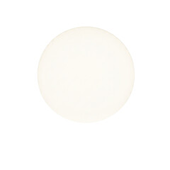 Glowing ethereal sphere, serene celestial orb on a stark white background