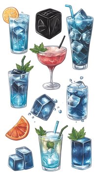 Iced Cocktails Collection
