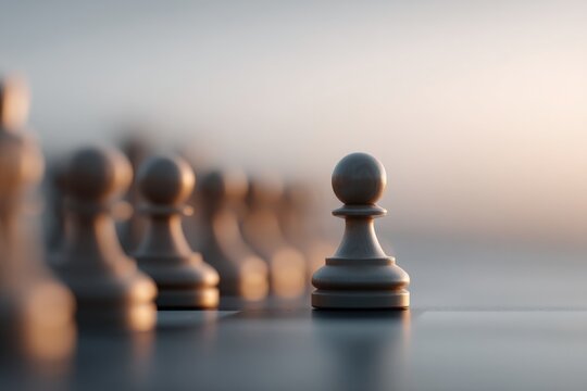 experiencing uncertainties of investments thoughtful investor contemplates chessboard positioned on polished table