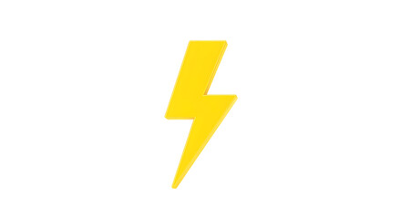 Yellow lightning bolt graphic