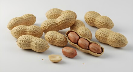 Peanuts in shell.