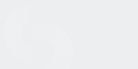 Abstract white glowing geometric lines on gray background. Modern shiny blue circle lines pattern. Futuristic technology concept. Suit for cover, poster, banner, brochure, header, website vector