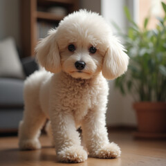 Poodle portrait