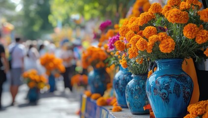 Day of the Dead Marigolds with Mexico.