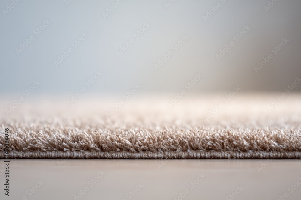 Poster minimalistic close-up of textured carpet or runner on smooth floor perfectly complementing interior 