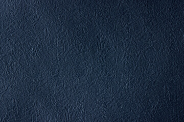 Textured navy blue Japanese washi paper material