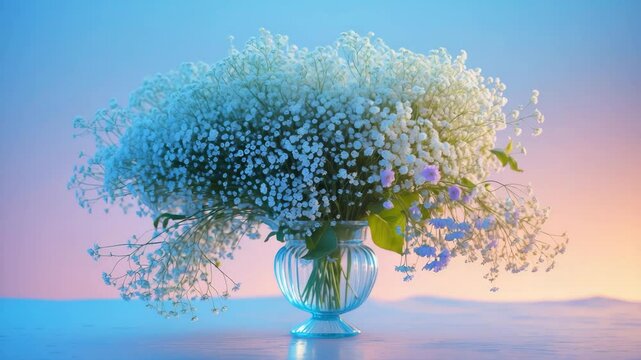 Panicled baby's-breath and common gypsophila.