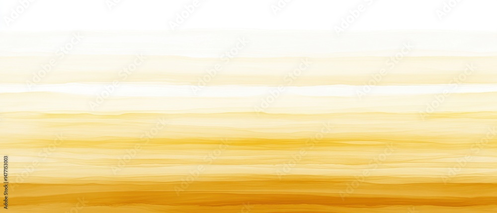 Poster abstract watercolor painting of golden layers with soft white gradient background artistic expressio