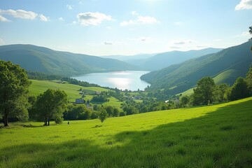 Obraz premium Rustic Serenity in the Countryside