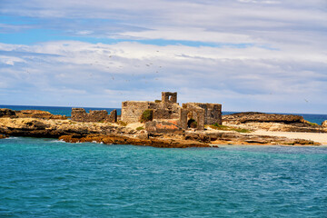 old fortress on the sea in essouira city
