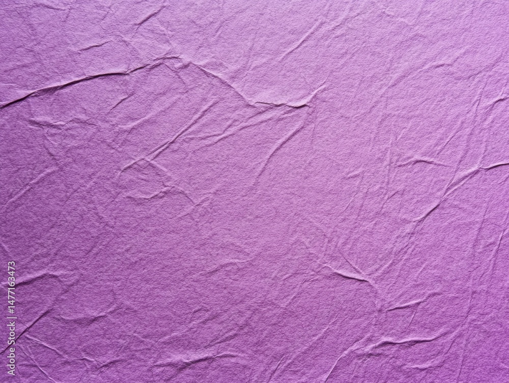 Poster abstract close-up of wrinkled purple paper texture for backgrounds and design elements in studio sho