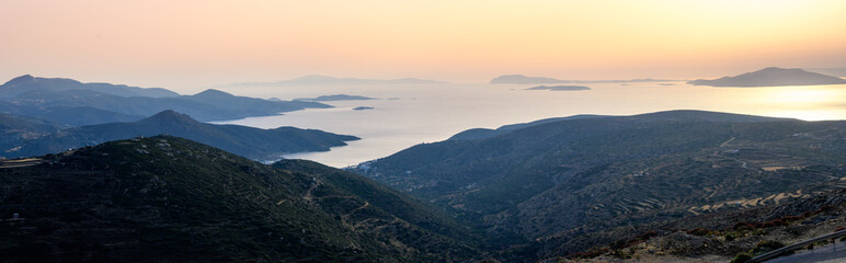 Fototapeta premium Amorgos Island in the Aegean Sea. Cyclades, Greece