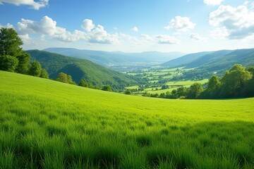 Serene Meadow Panorama