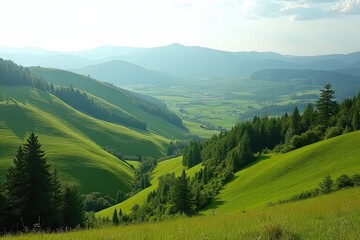 Obraz premium Serene Rural Getaway