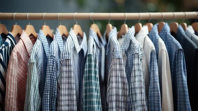 Clothing depends on iron, shirts, crafted design.