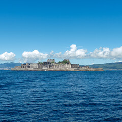 Nagasaki, Japan - 07.21.2024: Battleship, Gunkan, Hashima Island