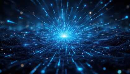 Fototapeta premium Abstract blue light background, subtle textures and gradients for design inspiration